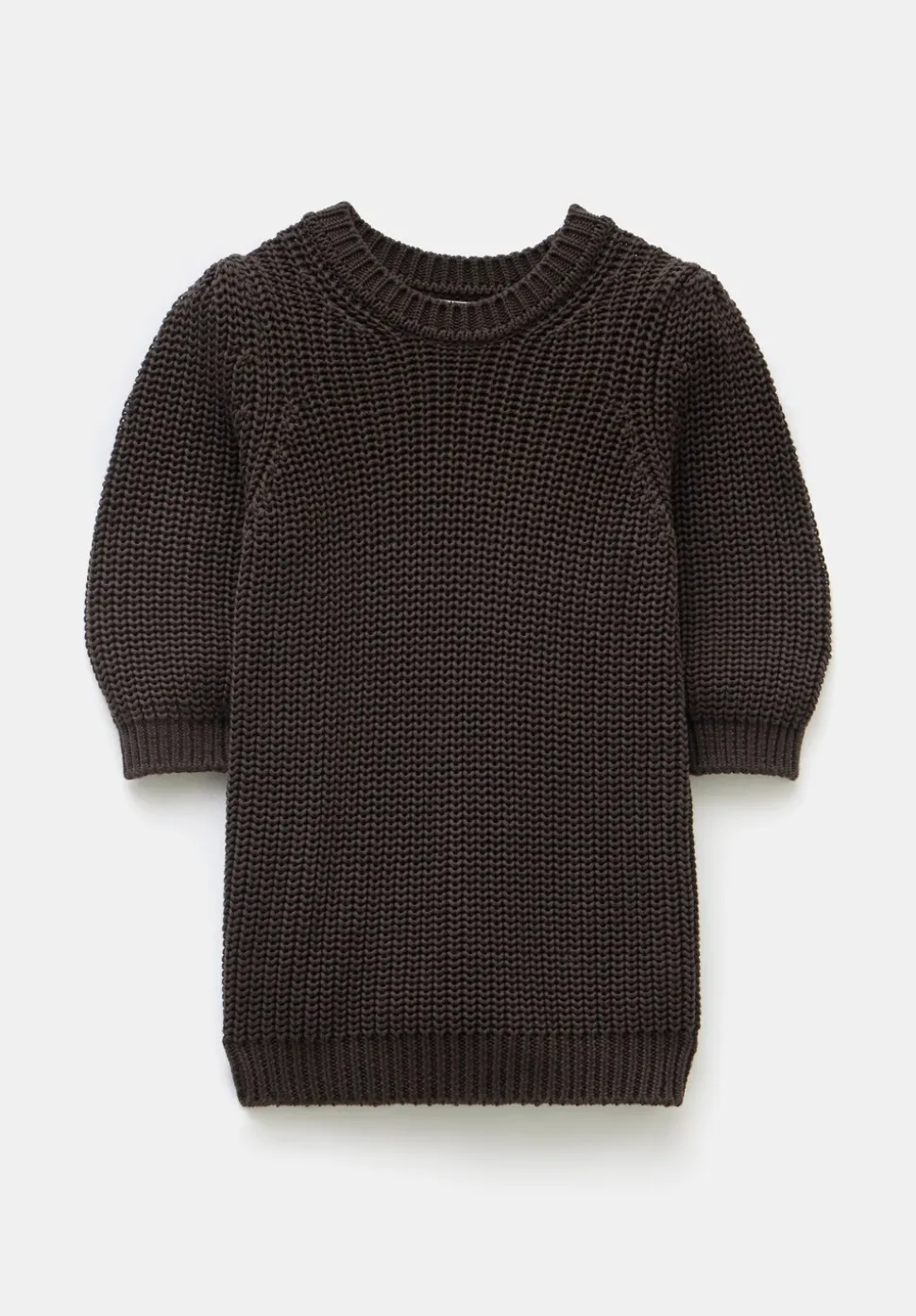 Jessie Cotton Puff Sleeve Ribbed Top