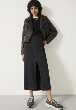 Jet Cropped Leather Biker Jacket