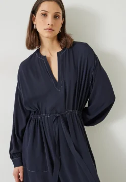 Julie Oversized Contrast Maxi Dress