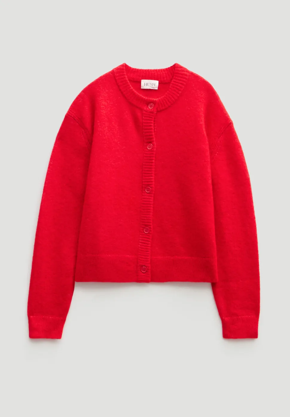 Juni Crew Neck Wool Blend Cardigan