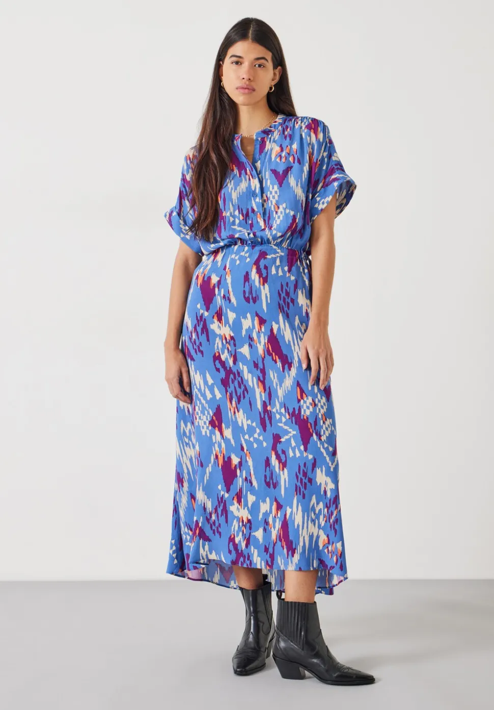 Keisha Relaxed Maxi Shirt Dress