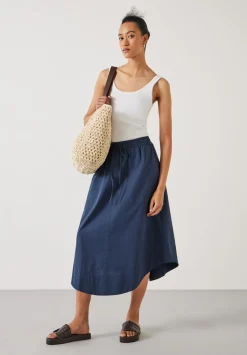 Kelly Curved Midi Skirt