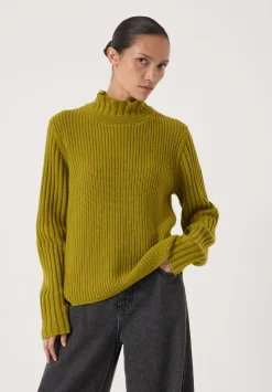 Kiley Wool Blend Frill Trim Jumper