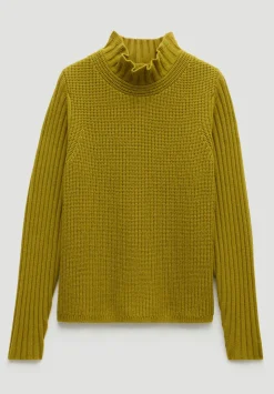 Kiley Wool Blend Frill Trim Jumper