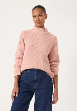 Kiley Wool Blend Frill Trim Jumper