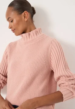 Kiley Wool Blend Frill Trim Jumper