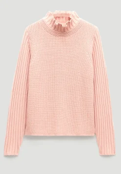 Kiley Wool Blend Frill Trim Jumper