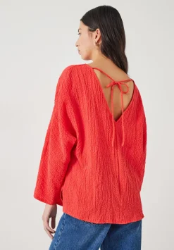 Kirra Oversized Textured Blouse