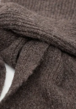 Knitted Hooded Scarf