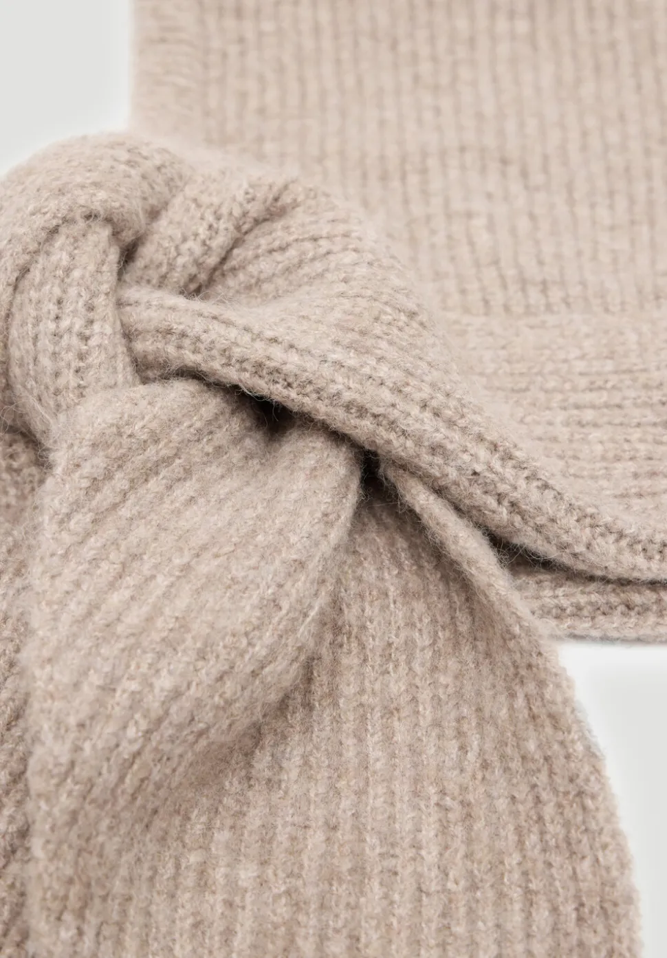 Knitted Hooded Scarf