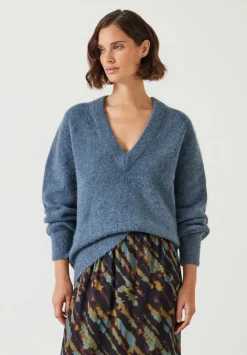 Lacey V Neck Alpaca Blend Jumper