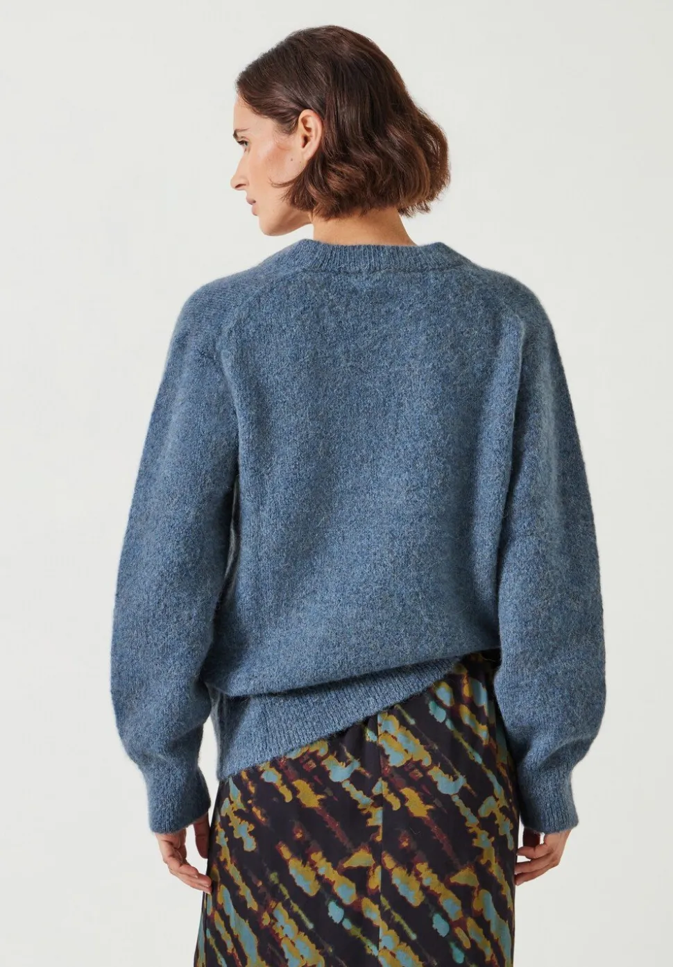 Lacey V Neck Alpaca Blend Jumper