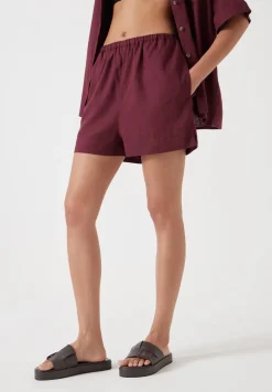 Lana Linen Blend Shorts