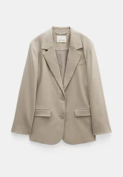 Lana Relaxed Linen Blend Blazer