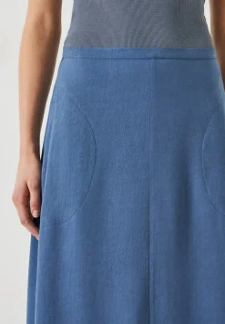 Layla Textured Midi Skirt