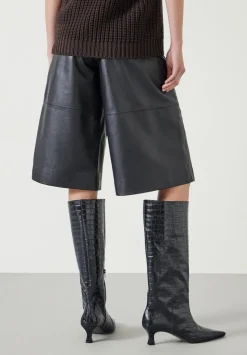 Leather Bermuda Short