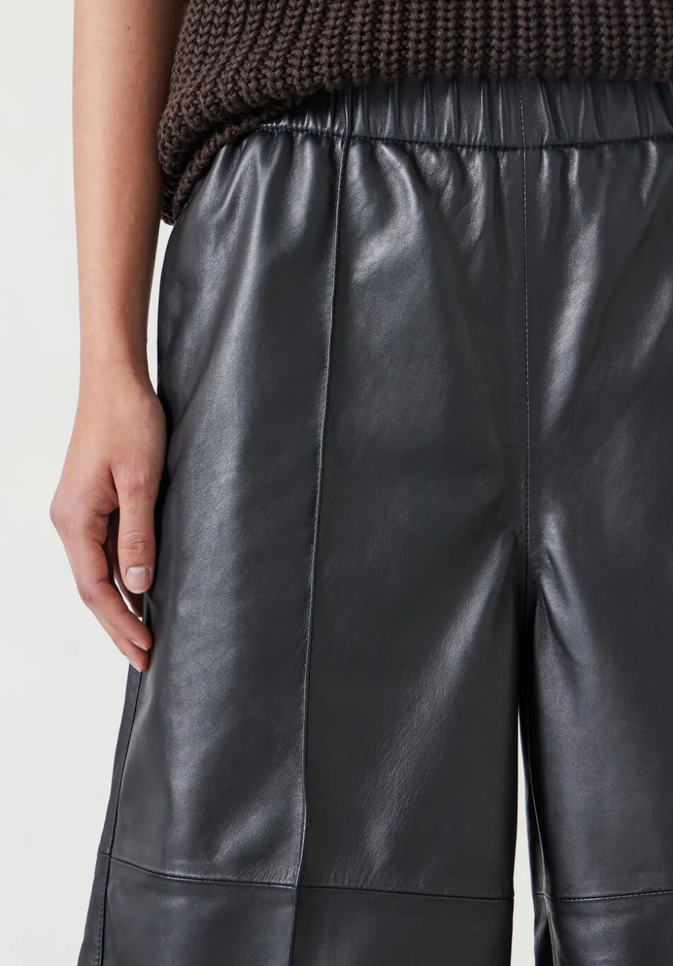 Leather Bermuda Short