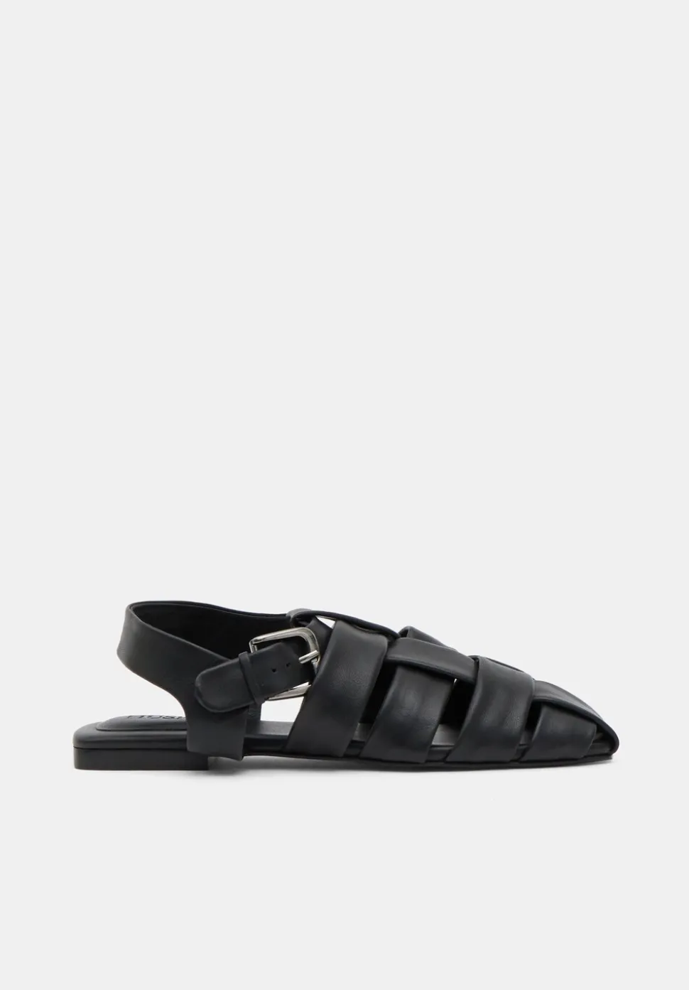 Leather Caged Fisherman Sandals