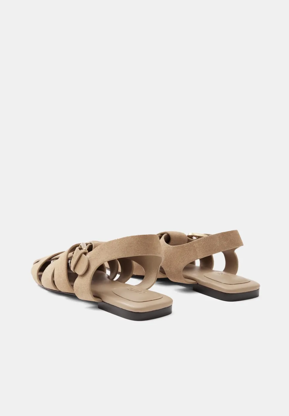 Leather Caged Fisherman Sandals
