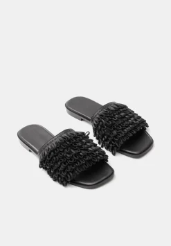 Leather Fringe Sandals