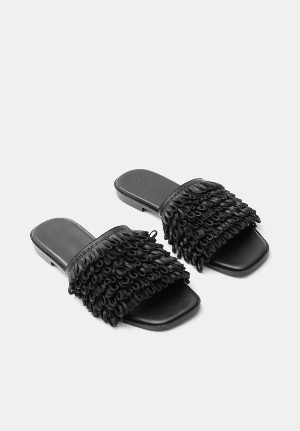 Leather Fringe Sandals