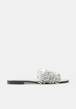 Leather Fringe Sandals