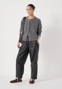 Leather Jack Barrel Trousers