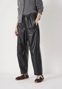 Leather Jack Barrel Trousers