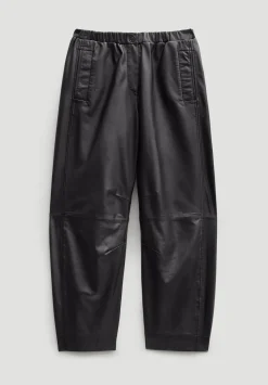 Leather Jack Barrel Trousers