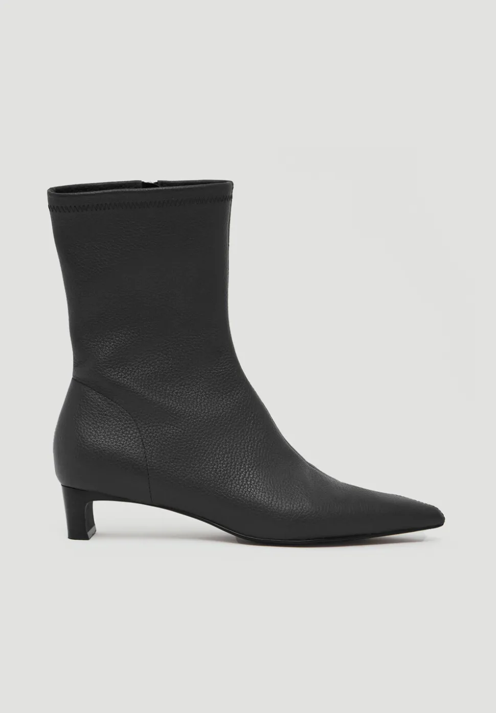 Leather Sock Fit Boots