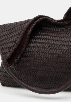 Leather Weave Tote