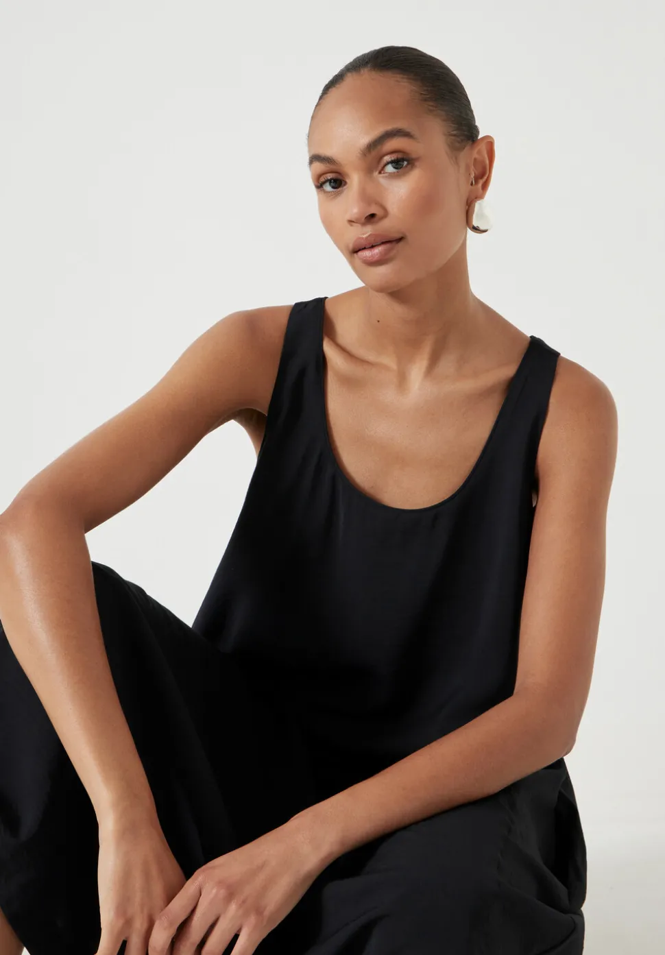 Liddie Air Flow Barrel Tank Dress