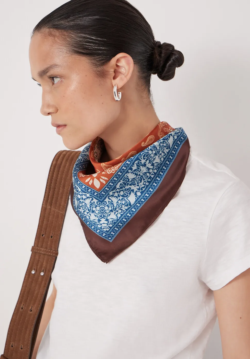 Lightweight Printed Scarf