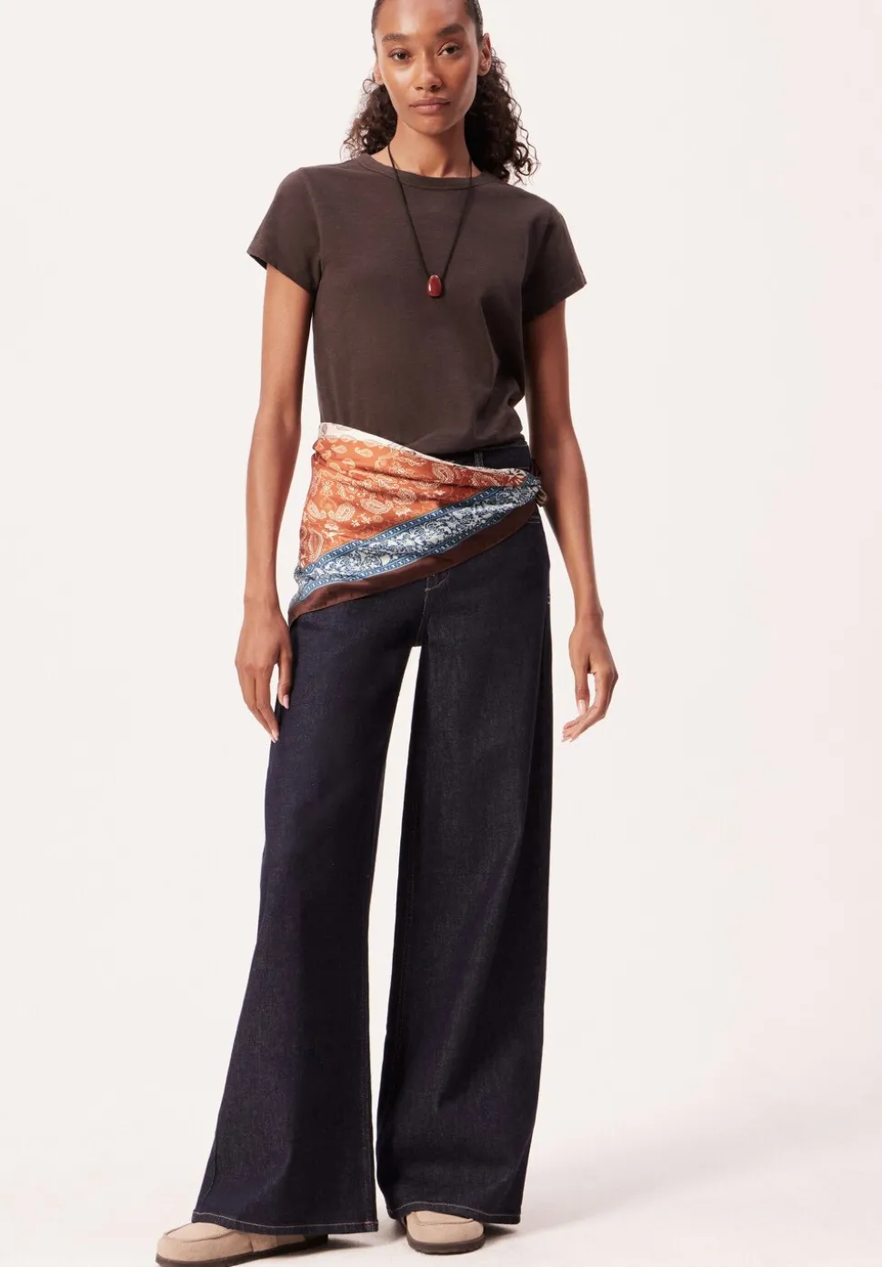 Lightweight Printed Scarf
