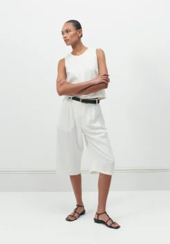 Linen Blend Lya Bermuda Shorts