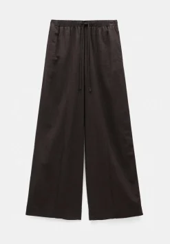 Linen Blend Petunia Wide Leg Trousers