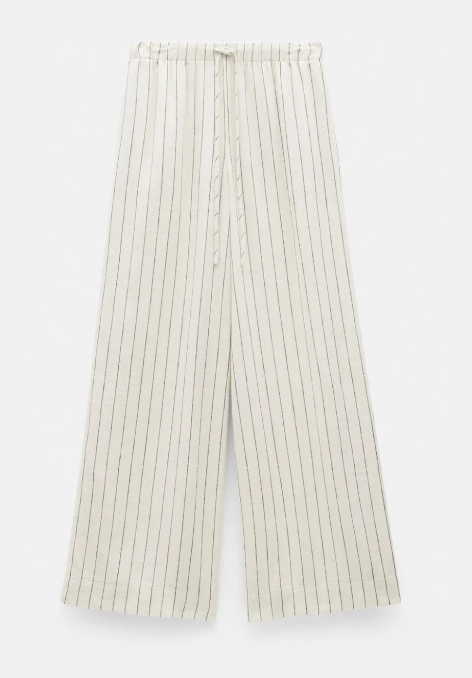 Linen Blend Petunia Wide Leg Trousers