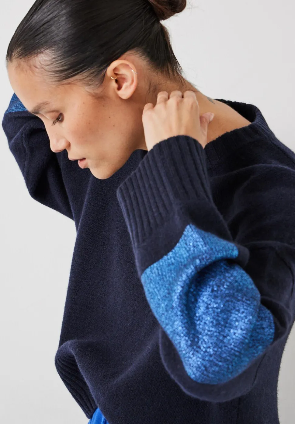 Livvy Merino Wool Detachable Roll Neck Jumper