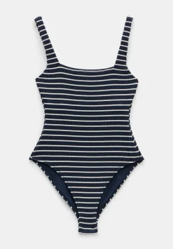 Lola Stripe Crinkle Scoop Swimsuit