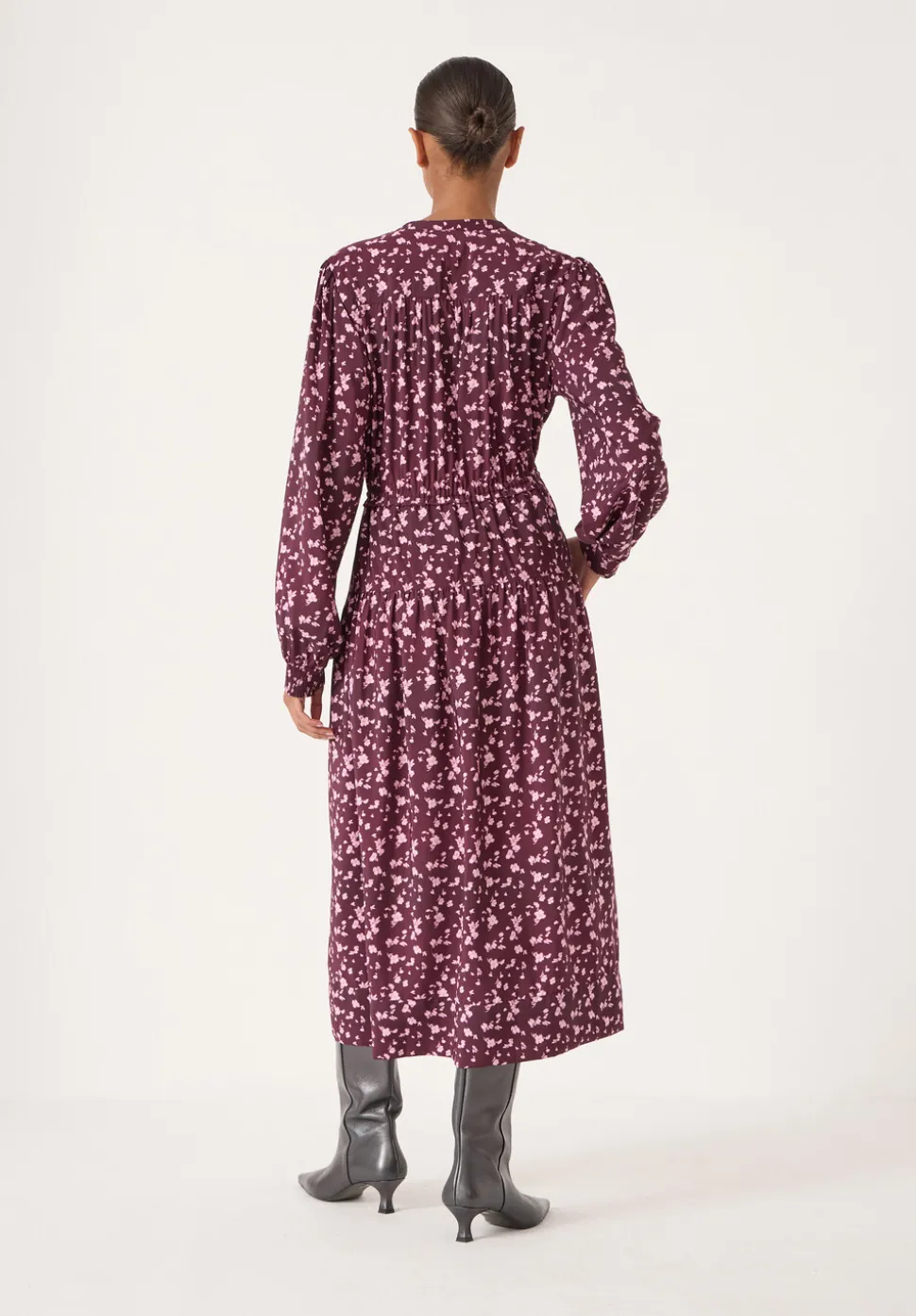 Long Sleeve Air Flow Shirt Dress