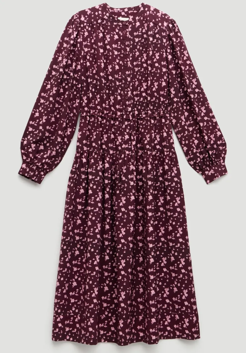 Long Sleeve Air Flow Shirt Dress