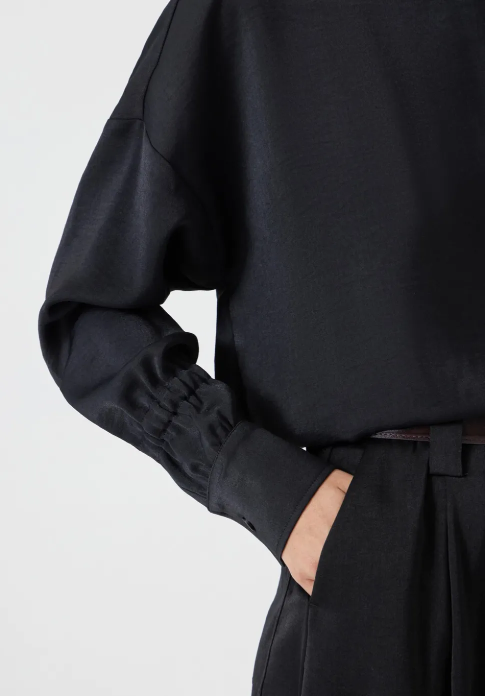 Long Sleeve Cowl Neck Top