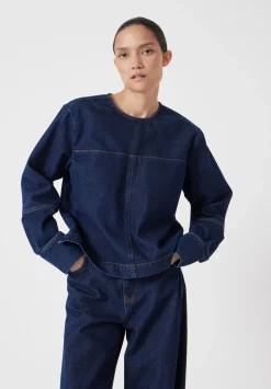 Long Sleeve Denim Top