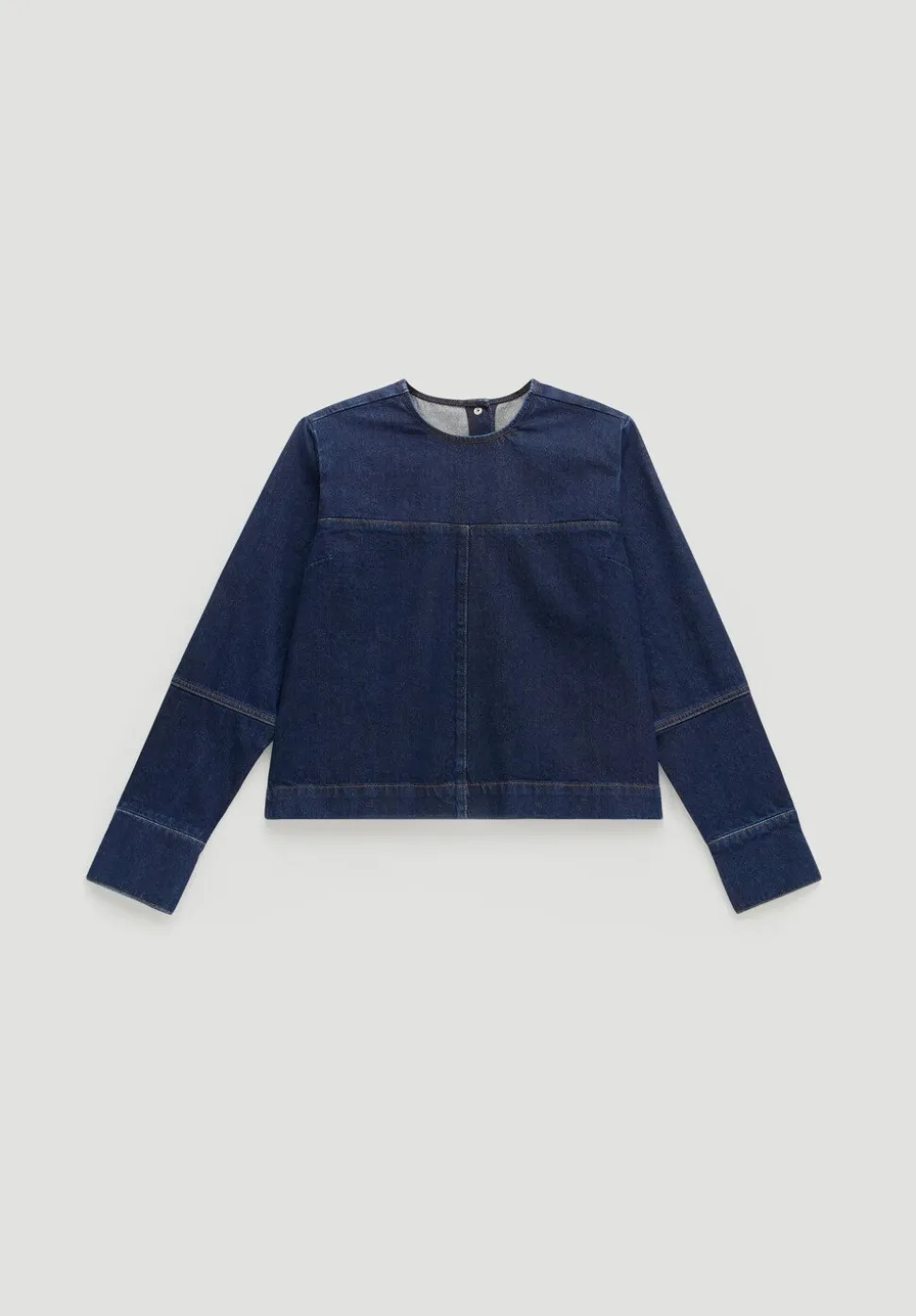 Long Sleeve Denim Top