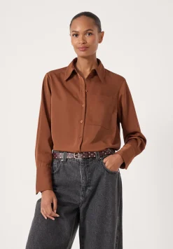 Long Sleeve Satin Shirt