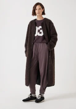 Longline Faux Fur Coat