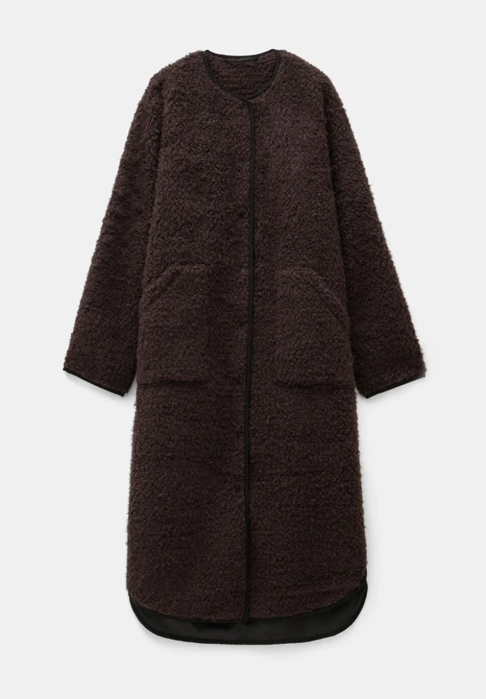 Longline Faux Fur Coat