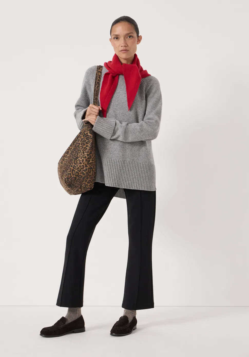 Longline Merino Wool Jumper