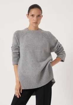 Longline Merino Wool Jumper