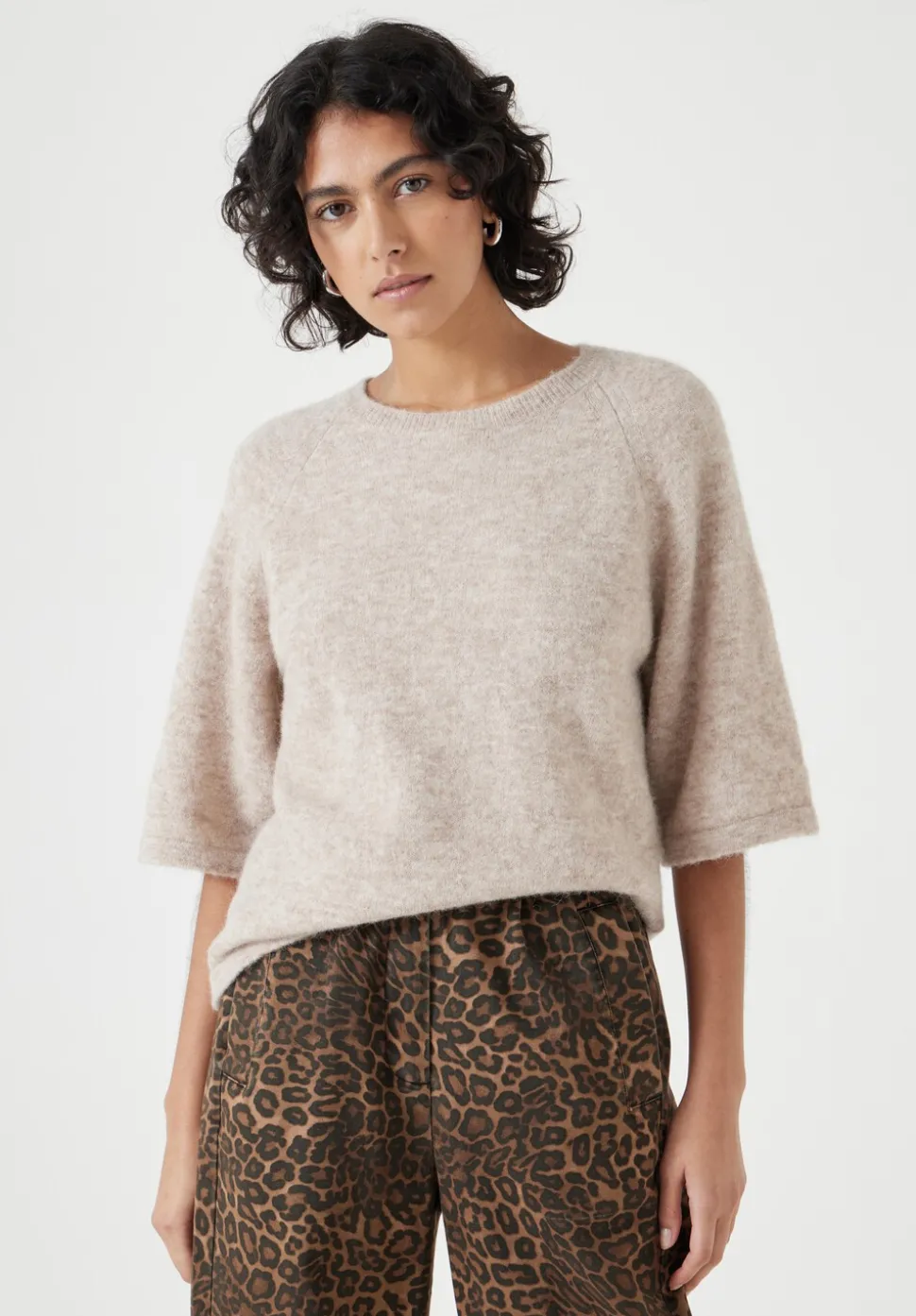 Lucia Knitted Crew Neck T-shirt